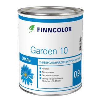 FinnColor GARDEN 10 алкидная эмаль матовая (9 л)