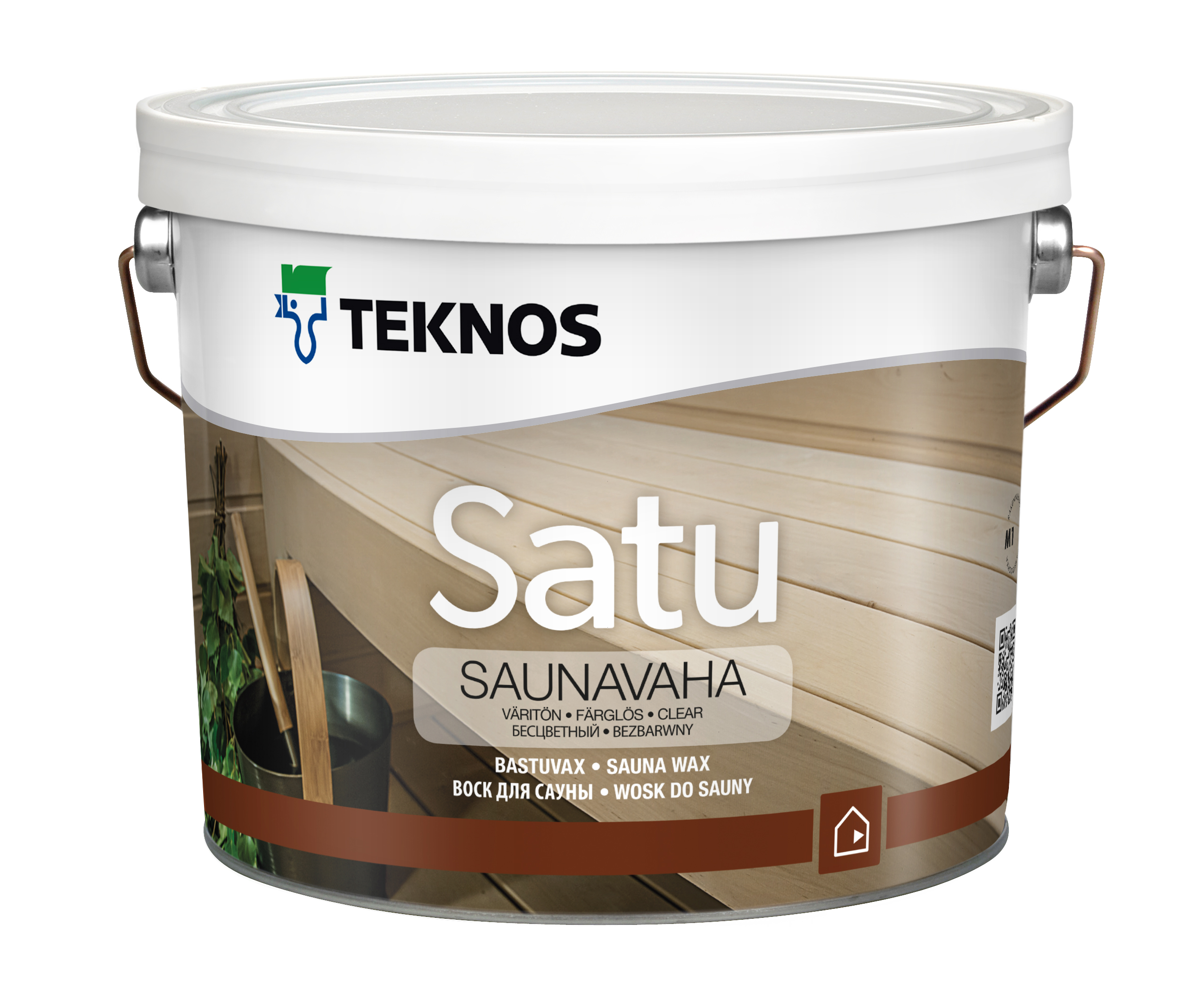 Teknos SATU SAUNAVAHA воск для сауны бесцветный 2,7л