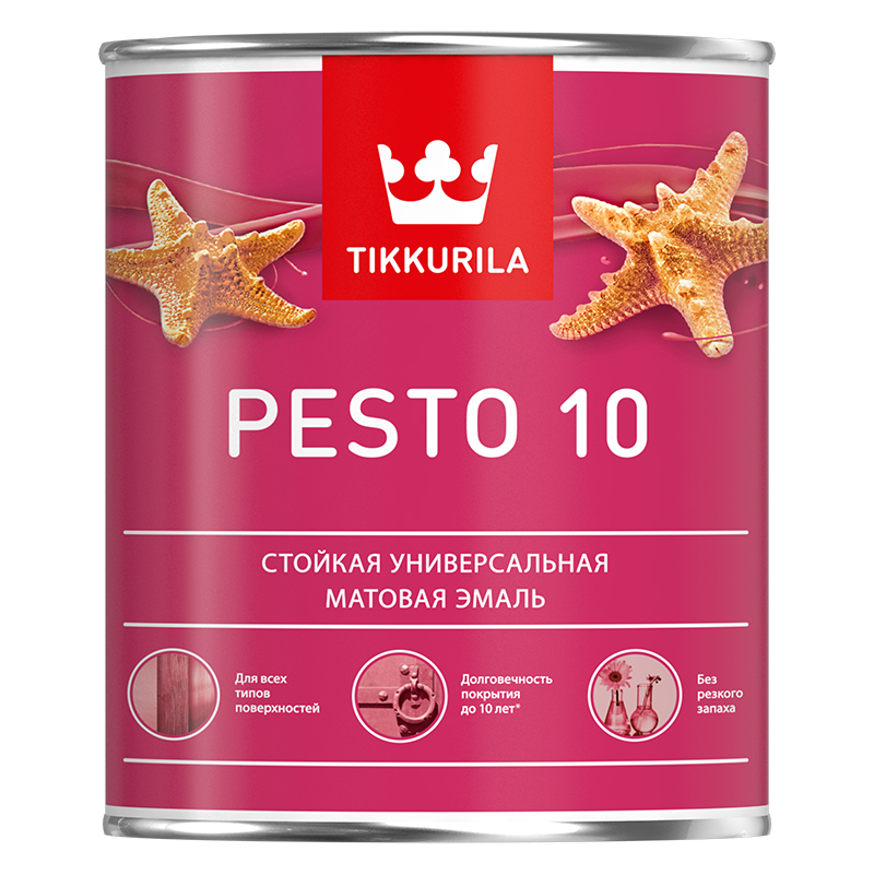 Tikkivala Pesto 10 матовая универсальная эмаль 0,9л