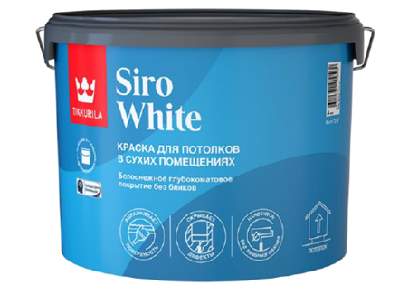 Краска Tikkurila Siro White (2,7 л)