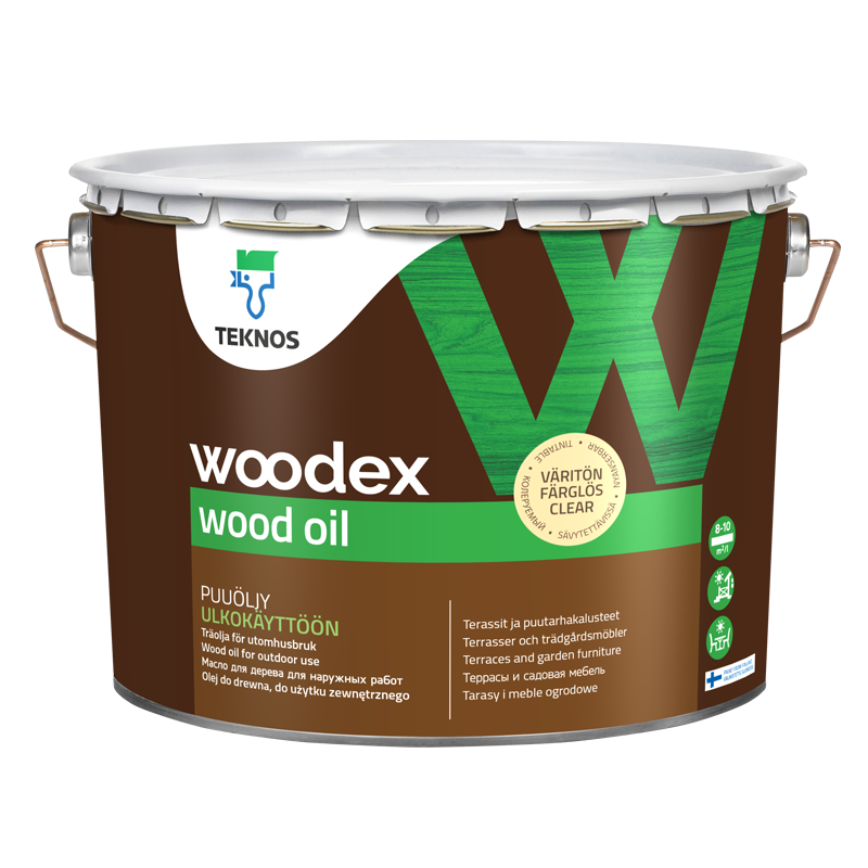 Teknos WOODEX WOOD OIL Масло для дерева (9 л)