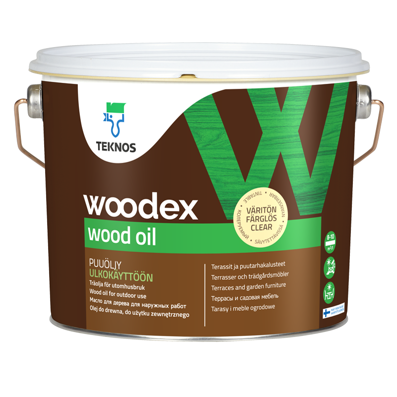 Teknos WOODEX WOOD OIL Масло для дерева (2,7 л)