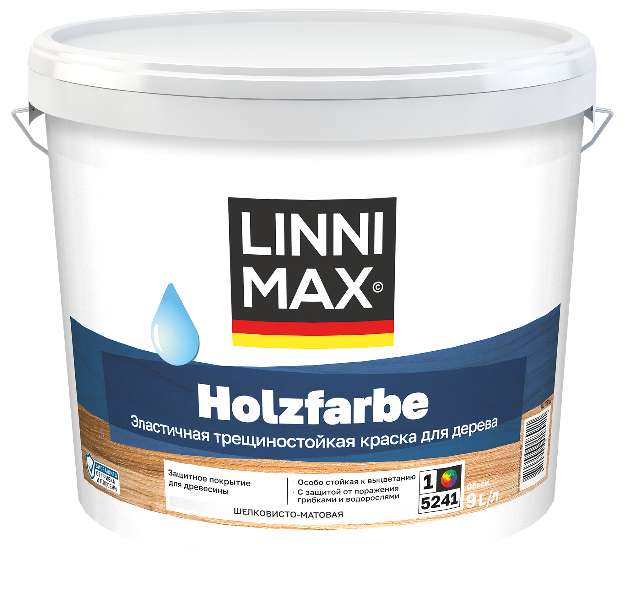 LINNIMAX HOLZFARBE База 1, белая 9л