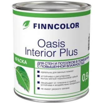 Краска FinnColor OASIS INTERIOR PLUS для стен и потолков (0,9 л)