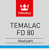 Купить tikkurila temalac fd 80- быстровысыхающая алкидная краска для станков