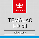 Купить tikkurila temalac fd 50- быстровысыхающая алкидная покрывная краска
